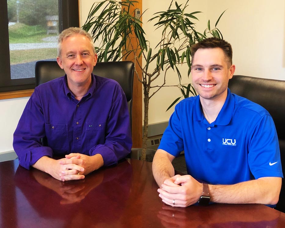 Jason Carlisle (left) and Cody Faloon (right)