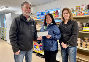 Lesley Maddy - Gorham Pantry_edit Donation to the Gorham Food Pantry.