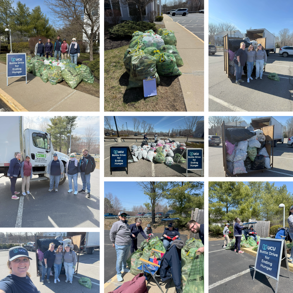UCU employees volunteering.