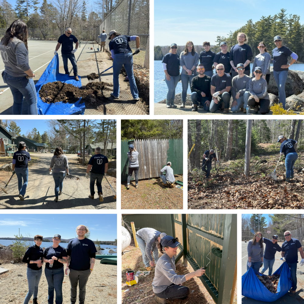 UCU employees volunteering.