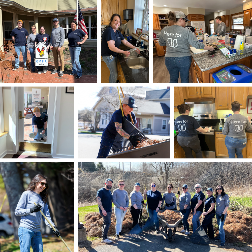 UCU employees volunteering.