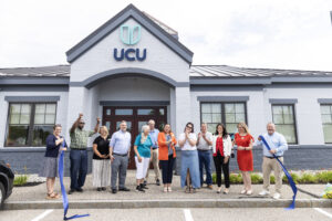 Saco branch ribbon cutting
