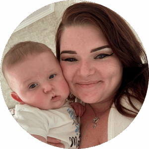 Jasmine Bradley and son.