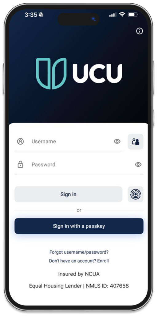 Universal Account Sign In Digital Banking